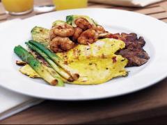 Barbecued Chicken And Shrimp | Zaiqa