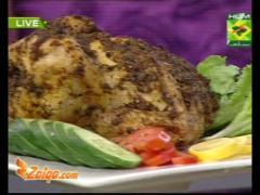 Baked & Steam Green Whole Chicken, Chana Turai And Chicken Mince Salad by Chef Gulzar | Zaiqa