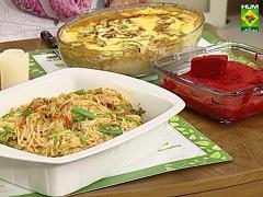 Lasagna Recipe In Urdu By Shireen Anwer