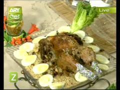 Ice Tea And Chicken Chawal Bhara By Chef Tahira Zaiqa